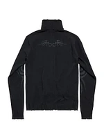 Y2K Zip-Up Cardigan