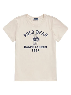 Polo Bear Cotton Jersey T-Shirt