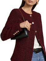 Wrenley Metallic Wool-Blend Tweed Jacket