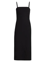 Jasmine Cotton-Blend Midi-Dress