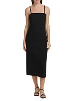 Jasmine Cotton-Blend Midi-Dress