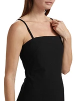 Jasmine Cotton-Blend Midi-Dress