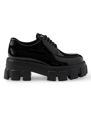Monolith Patent Leather Lace-Up Shoes