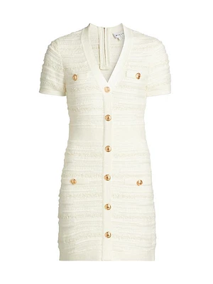 Kennedy Knit V-Neck Minidress