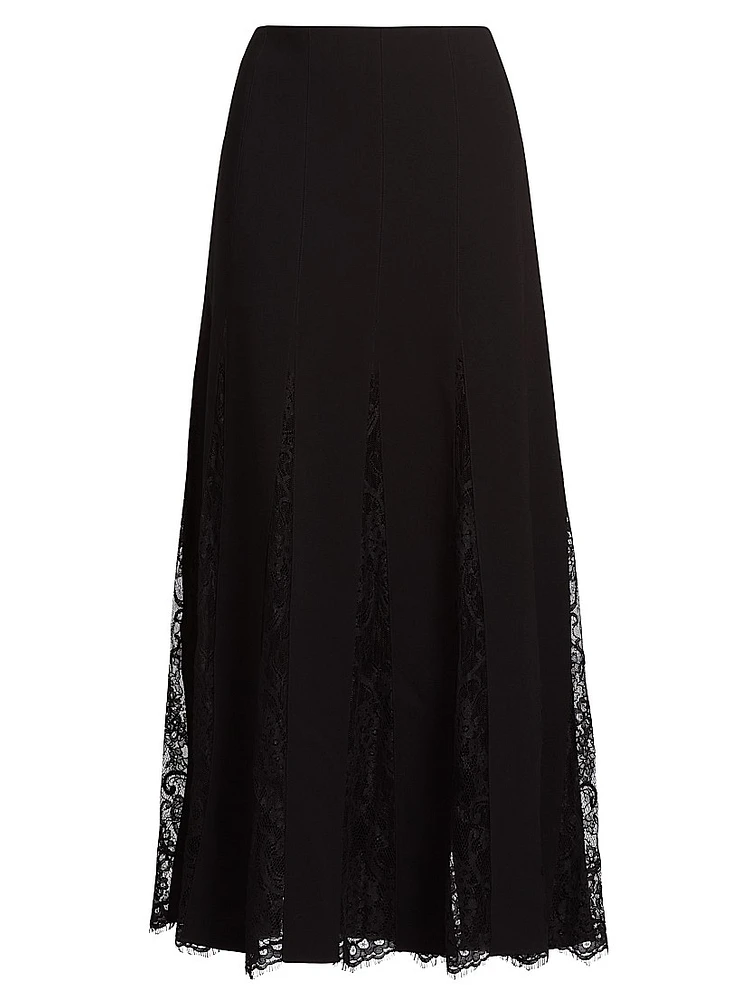 Mira Lace A-Line Maxi Skirt