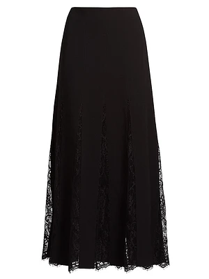 Mira Lace A-Line Maxi Skirt