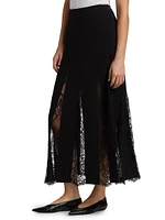 Mira Lace A-Line Maxi Skirt