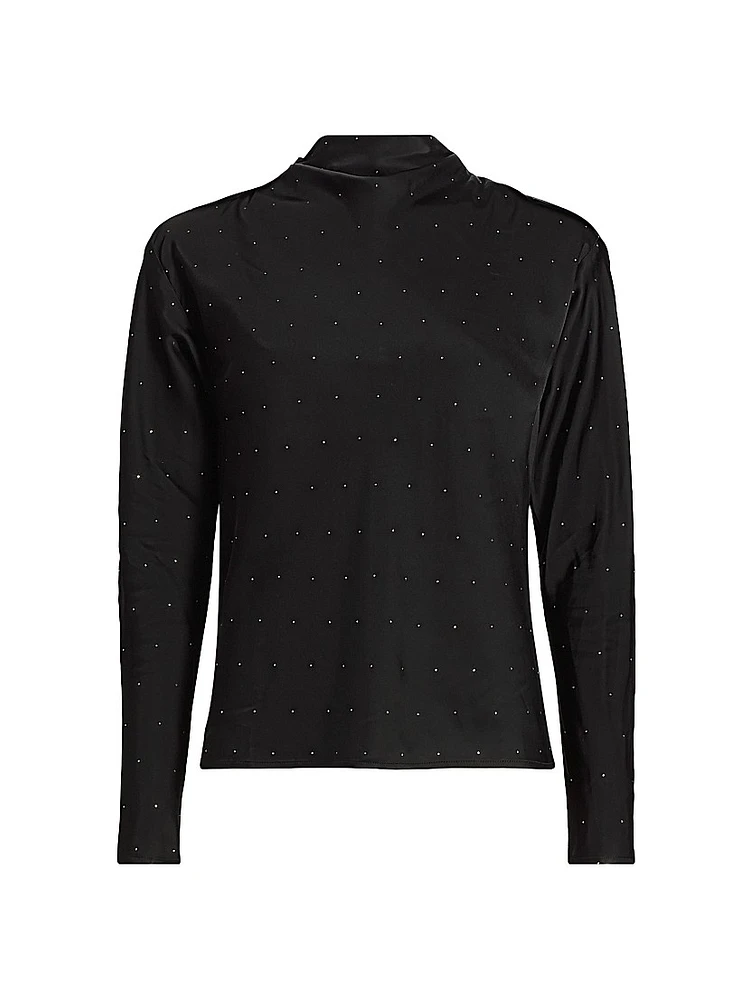 Georgie Hotfix Crystal Top