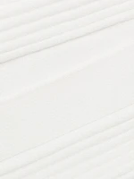 Anya Striped Rib-Knit Boatneck Sweater