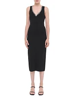 Khari Embellished Midi-Dress