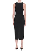 Khari Embellished Midi-Dress