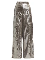 Beatriz Wide-Leg Cargo Pants