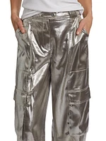 Beatriz Wide-Leg Cargo Pants