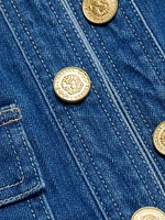 Yari Collarless Denim Jacket