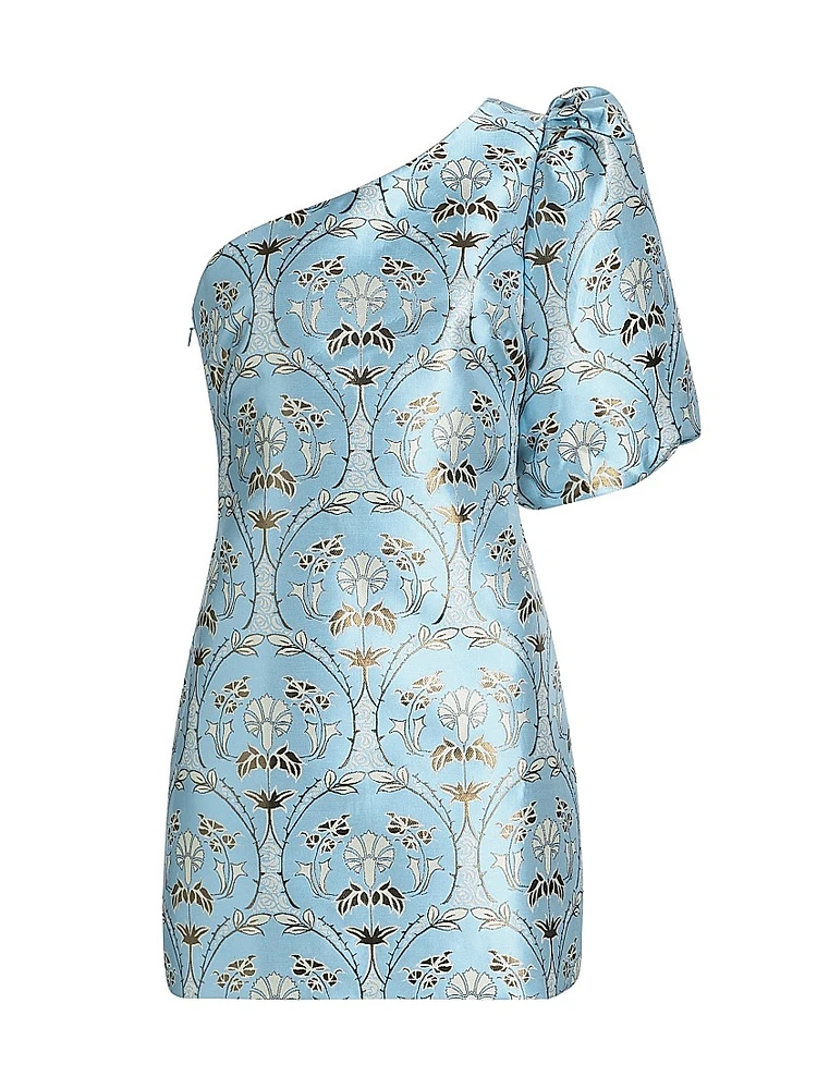 Lucia Jacqaurd One-Shoulder Minidress