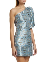 Lucia Jacqaurd One-Shoulder Minidress