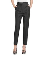 Wool Tailored Slim-Fit Trousers