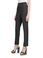 Wool Tailored Slim-Fit Trousers