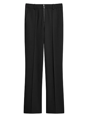 Pleated Stretch Pants