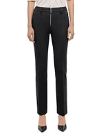 Pleated Stretch Pants