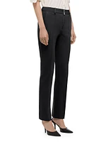 Pleated Stretch Pants