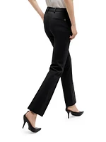 Pleated Stretch Pants