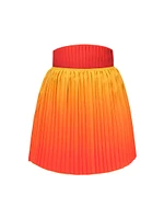 Kata Ombré Pleated Corset Skort