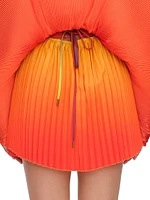 Kata Ombré Pleated Corset Skort