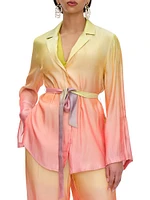 Bata Ombré Chiffon Blouse