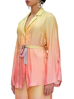Bata Ombré Chiffon Blouse
