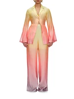 Bata Ombré Chiffon Blouse