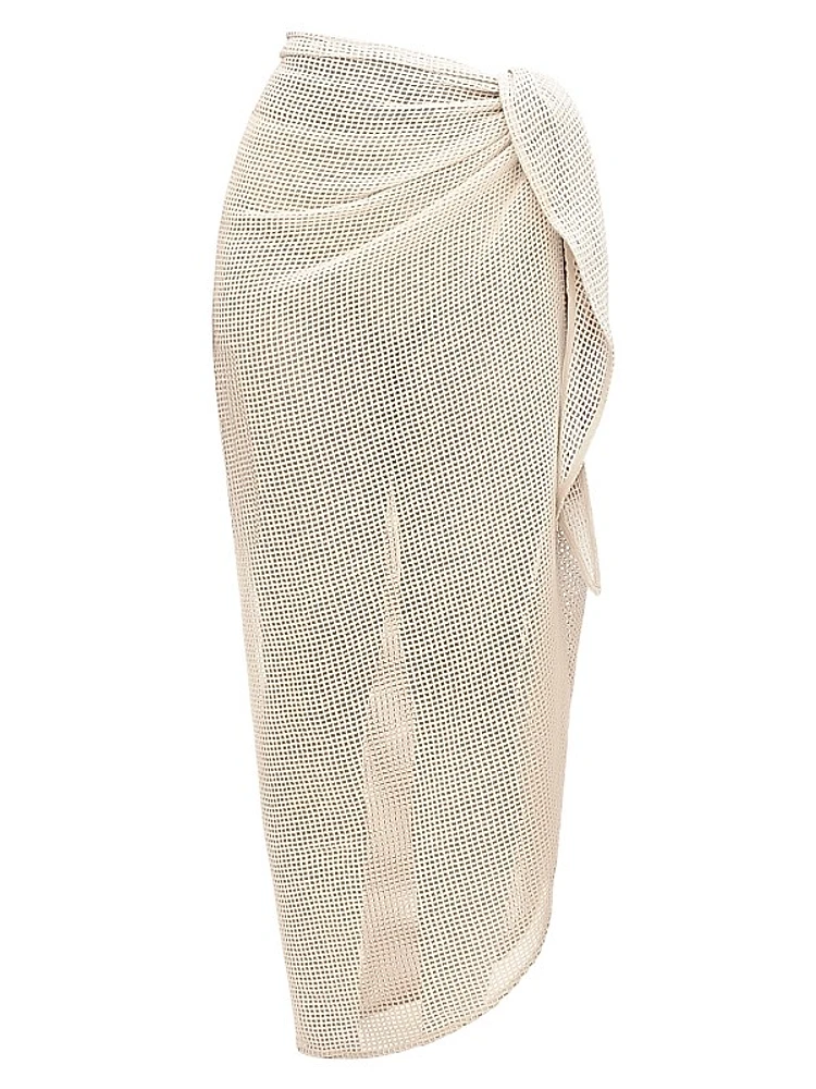 Zura Cotton Mesh Maxi Sarong