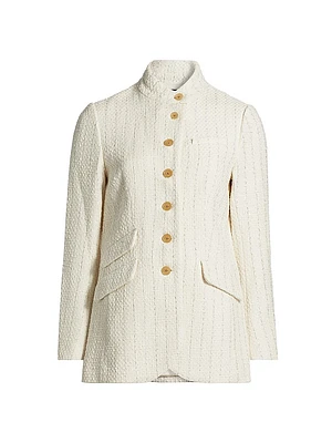 Slade Long Tweed Blazer