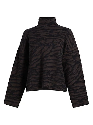 Asher Brushed-Knit Turtleneck Sweater