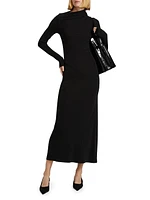 Draped Jersey Maxi Dress