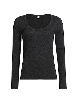 Classic Rib-Knit Top