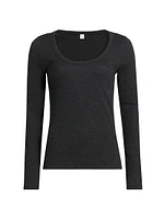 Classic Rib-Knit Top