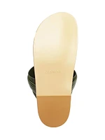 Vicky Leather T-Strap Sandals