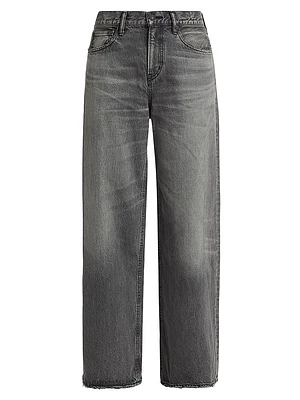 Elmont Super Wide Mid-Rise Jeans