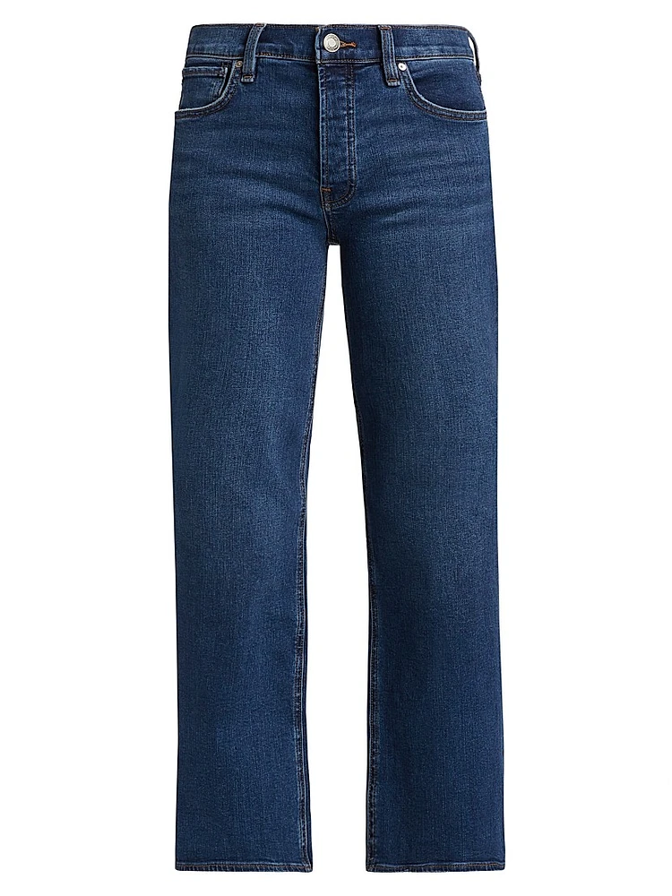 Rosie High-Rise Wide-Leg Ankle Jeans