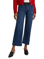 Rosie High-Rise Wide-Leg Ankle Jeans