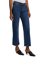 Rosie High-Rise Wide-Leg Ankle Jeans