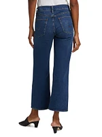 Rosie High-Rise Wide-Leg Ankle Jeans