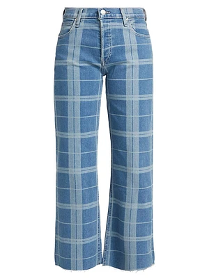Rosie High-Rise Wide-Leg Ankle Jeans