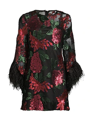Augustina Sequined Minidress