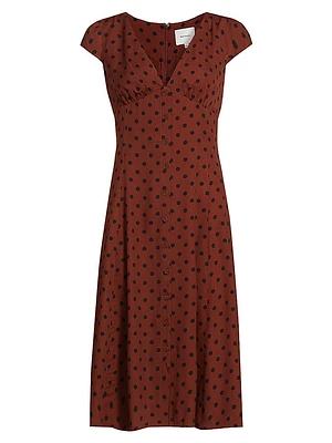 Wilda Polka-Dot Dress