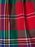 Little Girl's & Tartan Plaid Smocked Top Ruffled Skirt Set