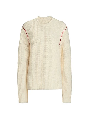 Cloud Wool-Blend Crewneck Sweater