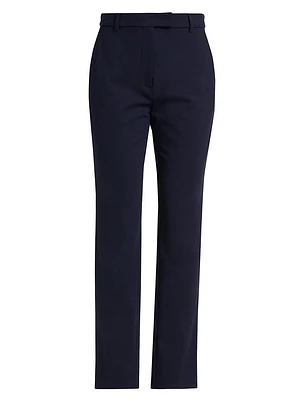 Ermes High-Rise Straight-Leg Pants