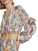 Romantic Lightness Long-Sleeve Blouse